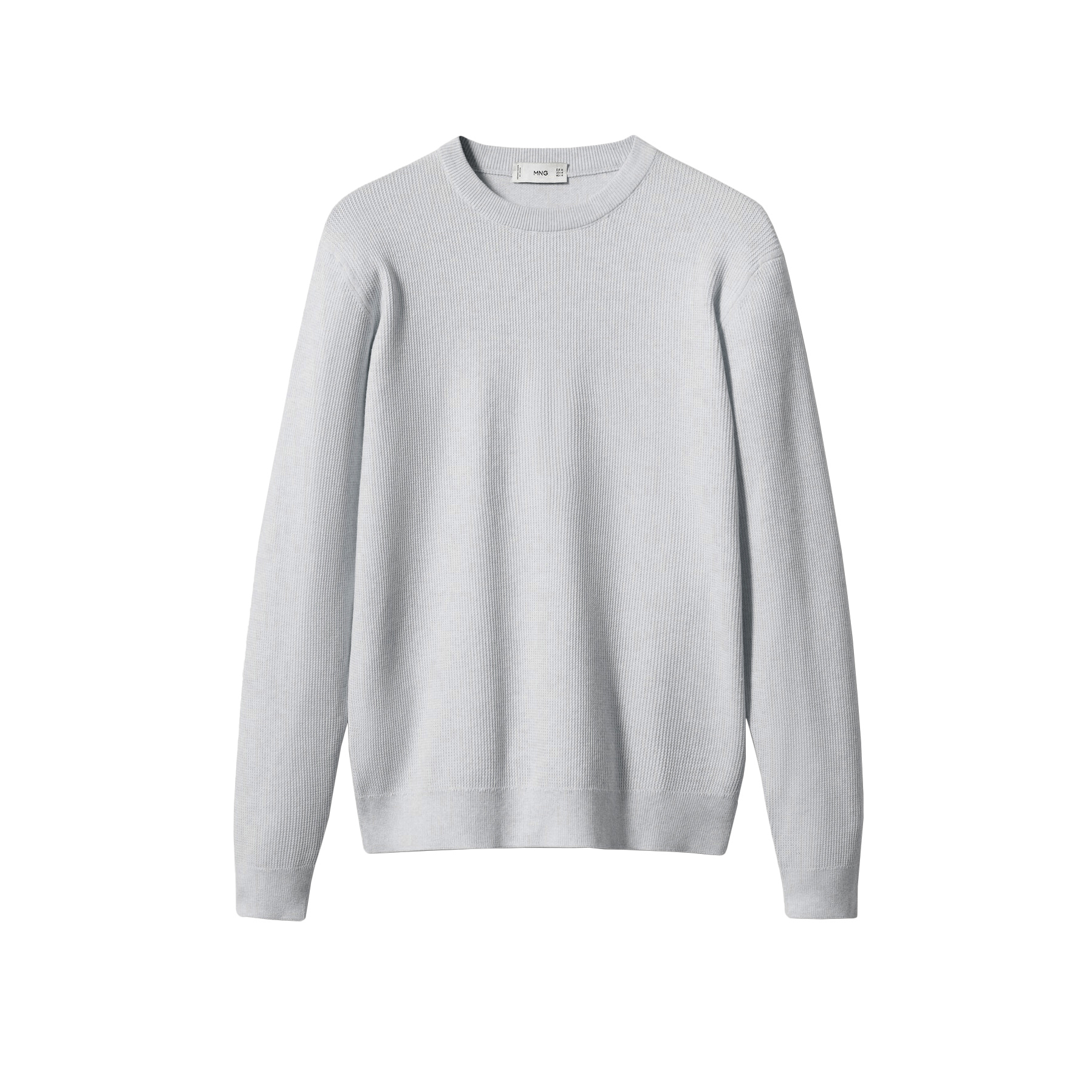 پلیور یقه گرد مردانه مانگو مدل REGULAR FIT COTTON پلیور یقه گرد مردانه مانگو مدل REGULAR FIT COTTON