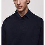 پلیور یقه گرد مردانه مانگو مدل NA117NOL