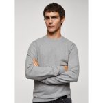 پلیور یقه گرد مردانه مانگو مدل REGULAR FIT COTTON