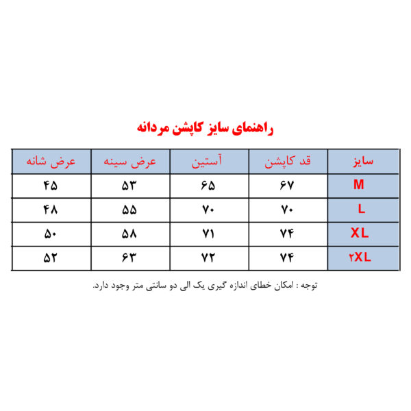 کاپشن مردانه مدل رایان کد 2025 Da-Km-EbSh-So رنگ سرمه ای